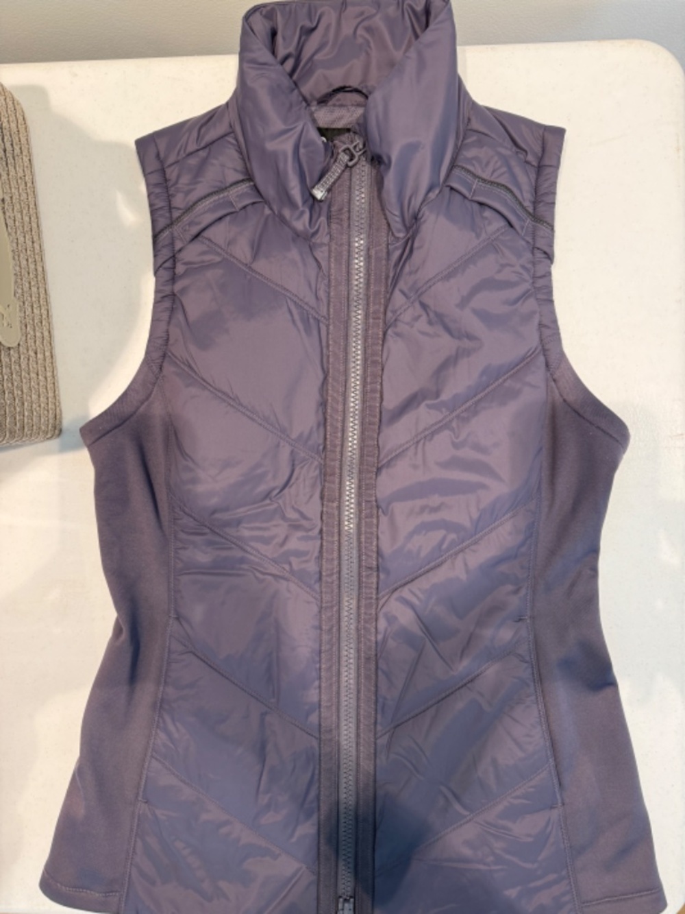 Athleta Rock Ridge PimaLoft Vest Purple Medium EUC